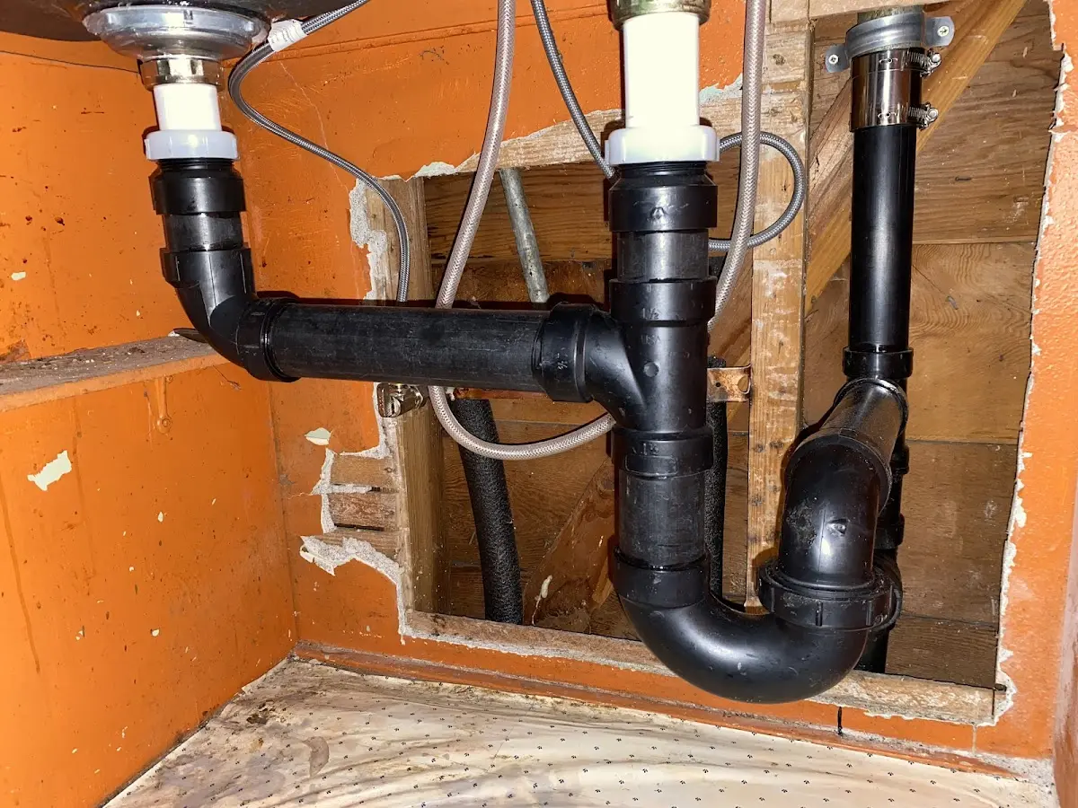 Professional Repiping Services equipment and tools on the job in Troy